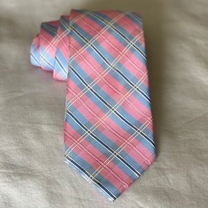 Men’s Nautica Plaid Tie 100% Silk